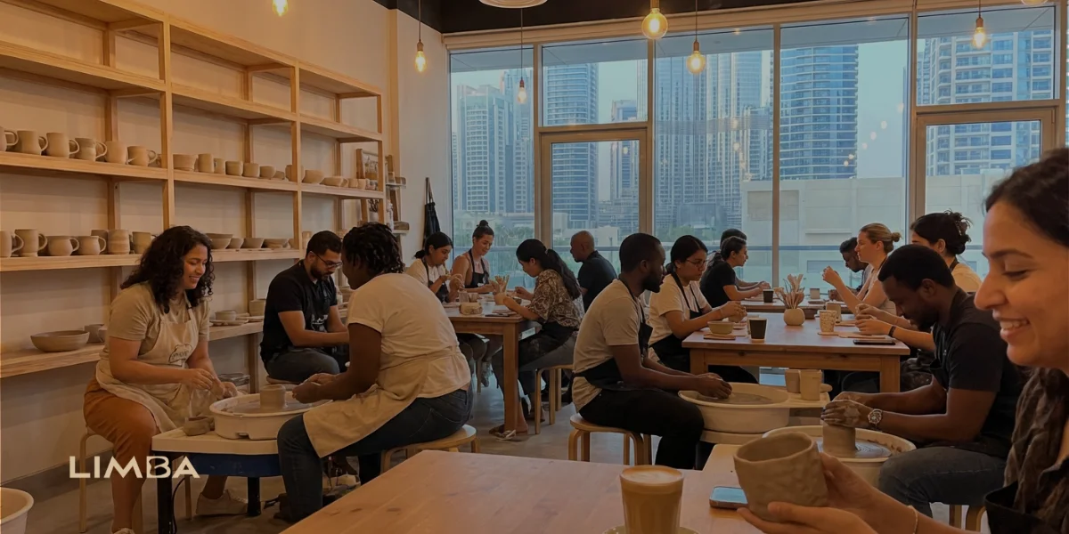 Pottery Café Experience in Dubai. Where Art, Coffee, and Calm Come Together