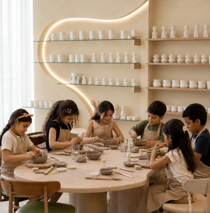 Kids Pottery at Limba Ceramics