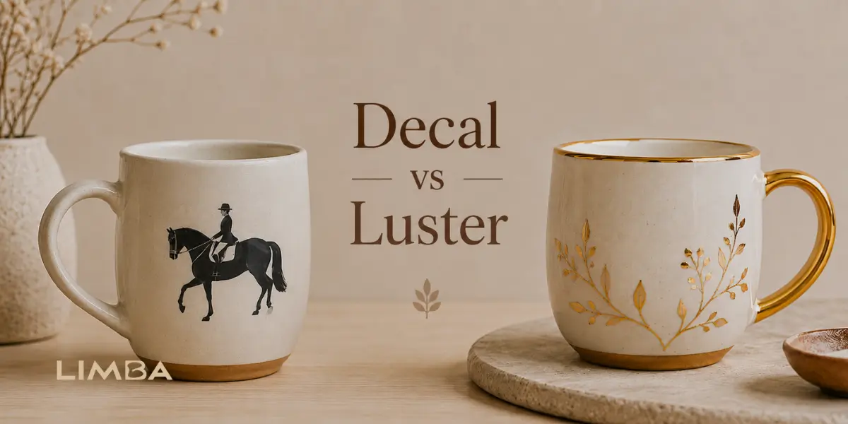 Decal vs Luste Workshop Way to Customize Ceramics