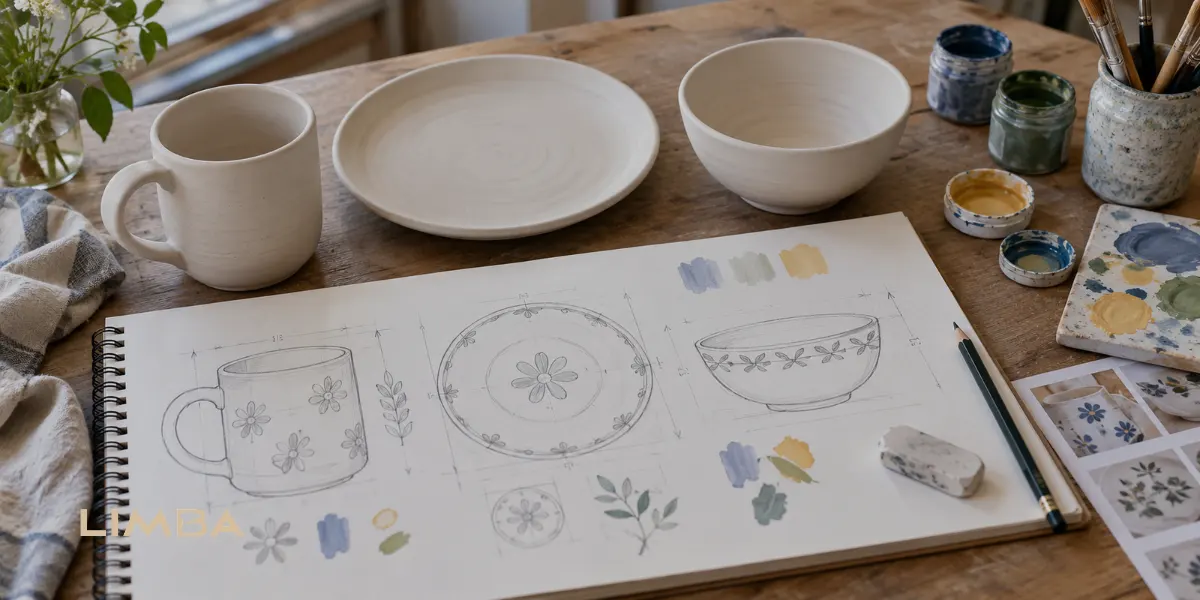 Pottery Painting Ideas for Beginners How to Plan Your Design