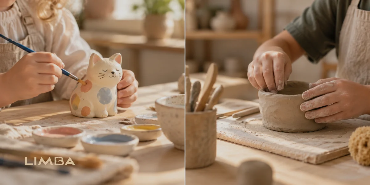Pottery Painting vs Clay Making for Kids Which Activity Is Better